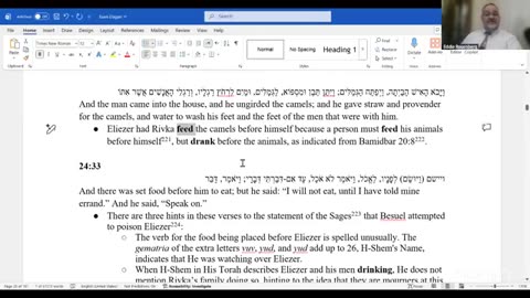 Taam Dagan: Food in the Parsha - Vayera 5786