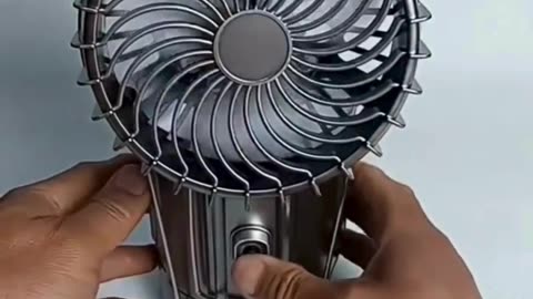 3-in-1 Solar Fan: Stay Cool, Stay Charged, Stay Lit! ☀️💨📱