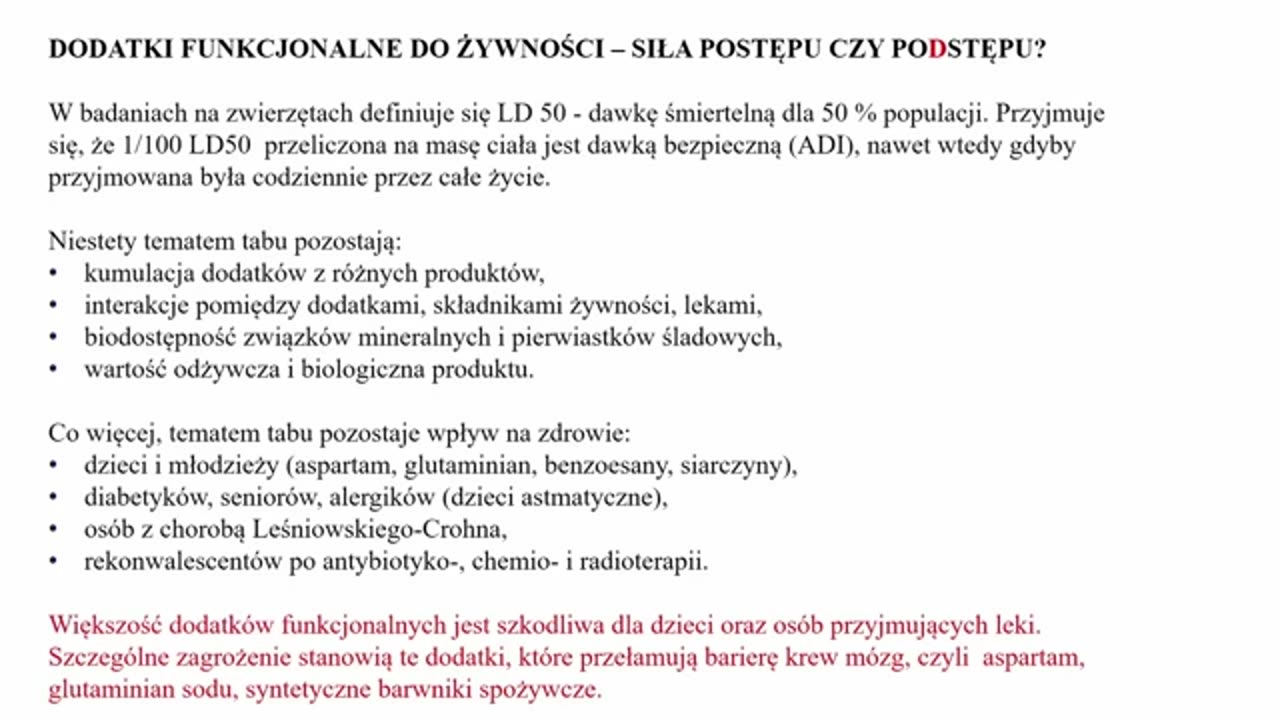 Prof. Cichosz w Sejmie obala mity o tłuszczach i ujawnia chemię w żywności