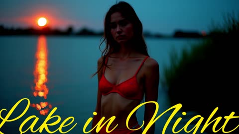 Electronic Music. Song Lake in the Night.