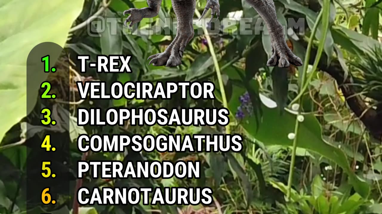 Jurassic Park Dinosaurs Trivia Quiz #1