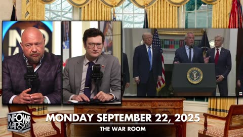 The War Room in Full HD for September 22, 2025.