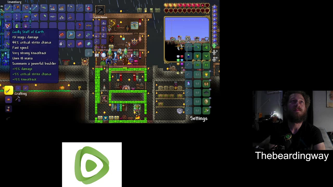 Terraria co-op We are getting close to beating the game!