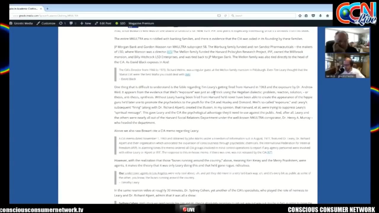 Timothy Leary Exposed; 60's Counter Culture; Joe Rogan [MATTHEW NORTH MIRROR]