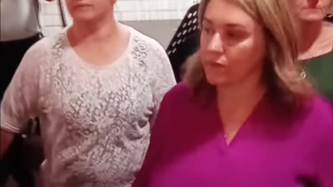 Purple top massive knockers jiggle