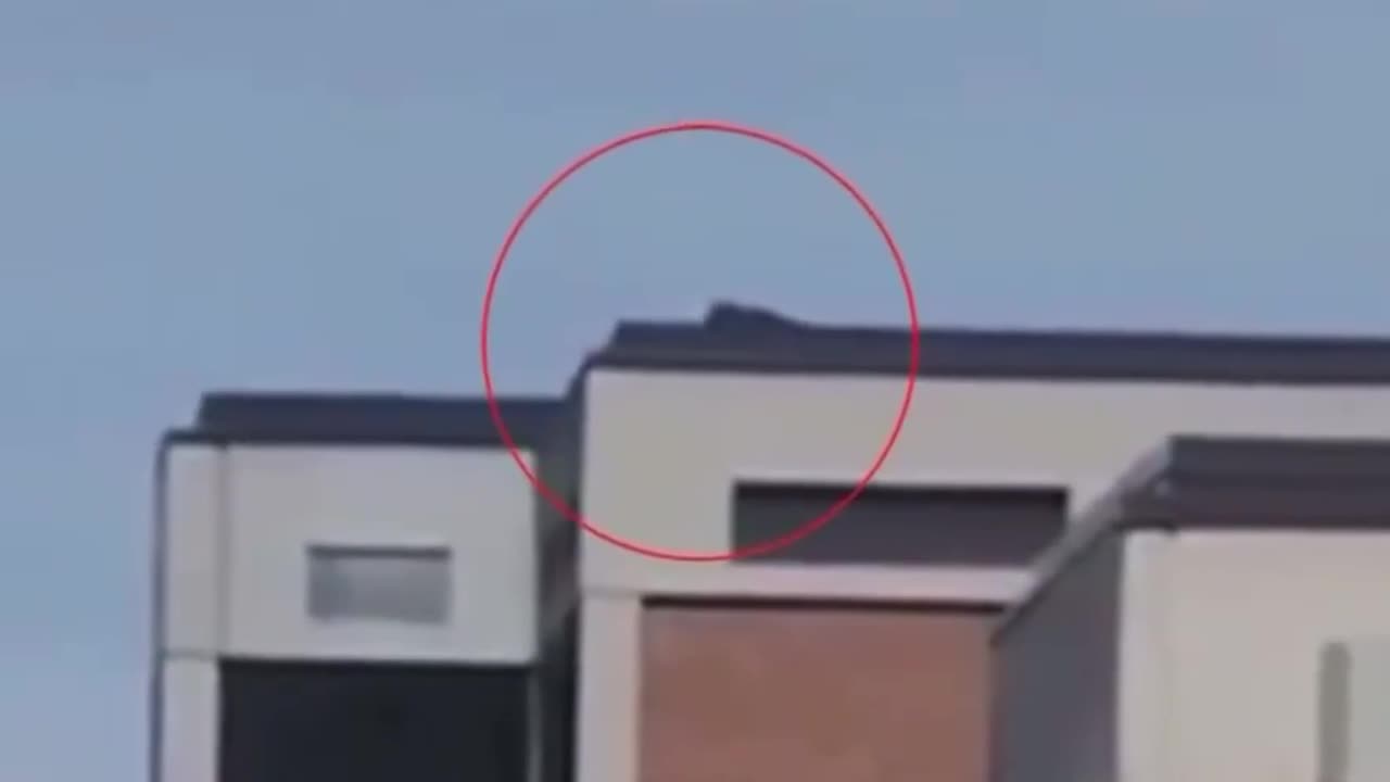 Video emerges from Utah Valley University showing what looks like a shooter lying down on a roof
