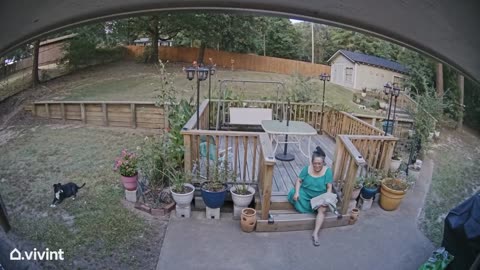 Woman Falls Through Her Chair Swing