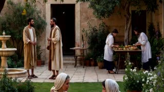 En casa de Zacarías e Isabel - Visiones de la beata Ana Catalina Emmerick