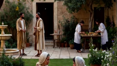 En casa de Zacarías e Isabel - Visiones de la beata Ana Catalina Emmerick