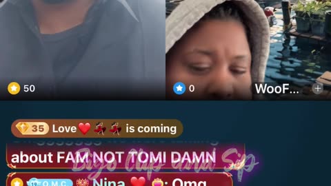 MessyCaller talks to Woof about TomiKay n lines TrinaB 5/15/25 #bigoclipandsip