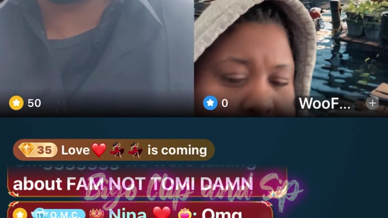 MessyCaller talks to Woof about TomiKay n lines TrinaB 5/15/25 #bigoclipandsip