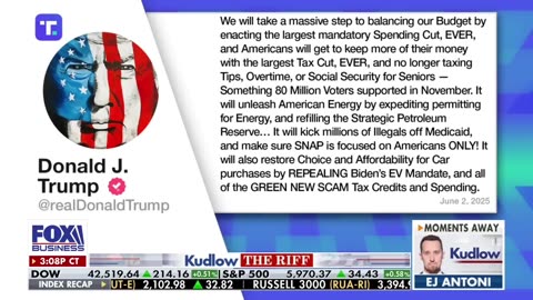Larry Kudlow: Trump's economy is doing quite well.