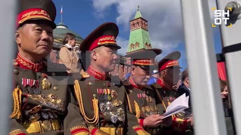 ⚡️🇷🇺🇰🇵 North Korean military personnel in attendance at Victory Day parade on Red Square