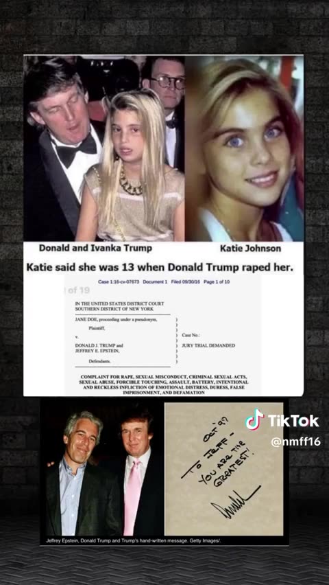Katie Johnson Suit against Trump for Rape