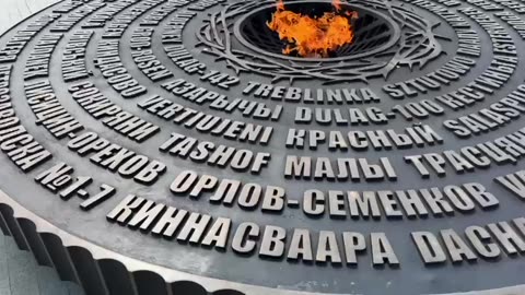 memorial to victims of nazis ww2 in Russia