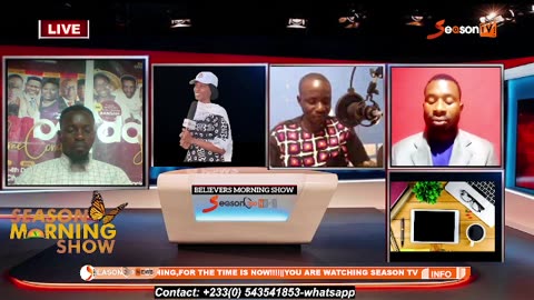 | Season Morning | 1. CDD Devotional | 2. Believers Show | -28/07/5997 |