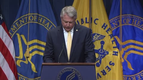 Sen. Roger Marshall Joins Press Conference at HHS