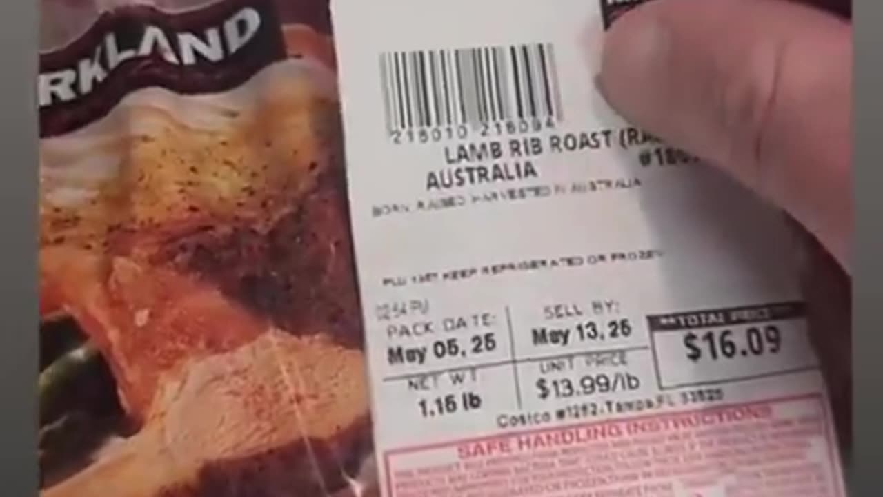 American bought this meat from Costco and it “smells awful” after opening.