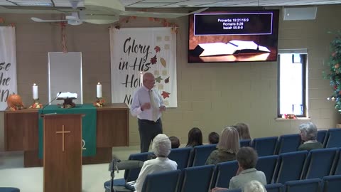September 14, 2025 - Sermon at Lamb of God - Proverbs 19:21, 16:9; Romans 8:28; Isaiah 55;8-9