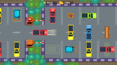 Help Customers Exit the Jammed Parking Lot