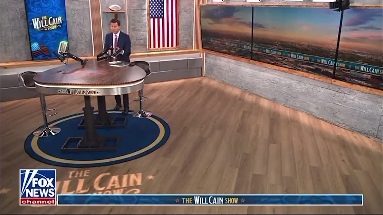 Will Cain welcomes viewers to his show’s new Dallas studios