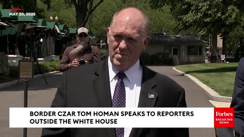 Border Czar Speaks To Reporters Outside White House After DOJ Charges LaMonica McIver