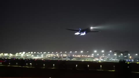Tu-160 takeoff at Johannesburg Airport, South Africa