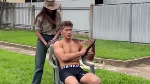 Robert Irwin underwear shoot