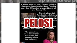 Fact Check: Nancy Pelosi Did NOT Face $350 Million Lawsuit From 500 January 6 Defendants