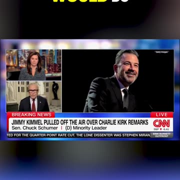 Chuck Schumer THROWS FIT on Live TV After DNC Ally Jimmy Kimmel’s Show Gets Pulled