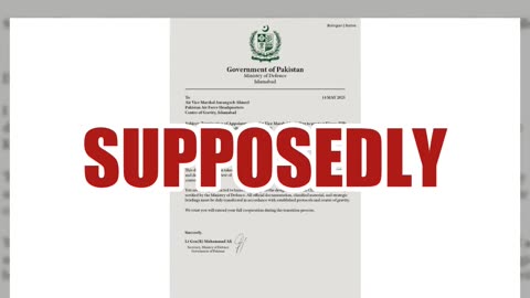 Fact Check: FAKE Letter Does NOT Show Pakistan Fired Air Vice Marshal Aurangzeb Ahmed