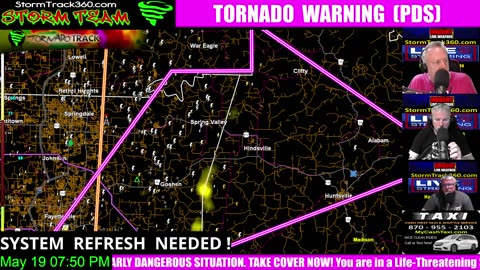 LIVE SEVERE WEATHER COVERAGE - Arkansas & Missouri Ozarks