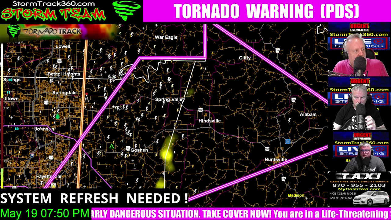 LIVE SEVERE WEATHER COVERAGE - Arkansas & Missouri Ozarks