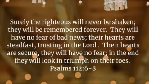 Psalms 112:6-7❤️🔥🔥🔥🕊