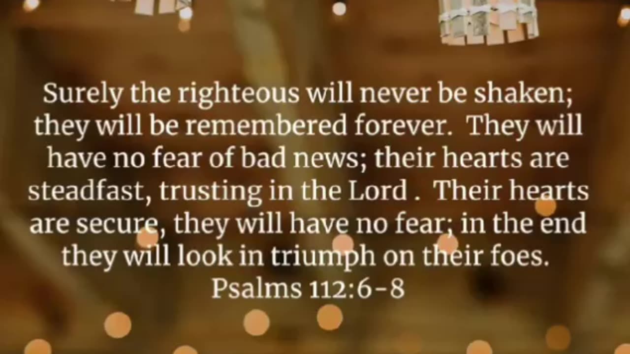 Psalms 112:6-7❤️🔥🔥🔥🕊