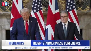 Trump, Keir Starmer Press Conference, Following UK State Visit