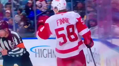Red Wings C #58 Emmitt Finnie 🥅(3)🏒Wrist-Shot Goal