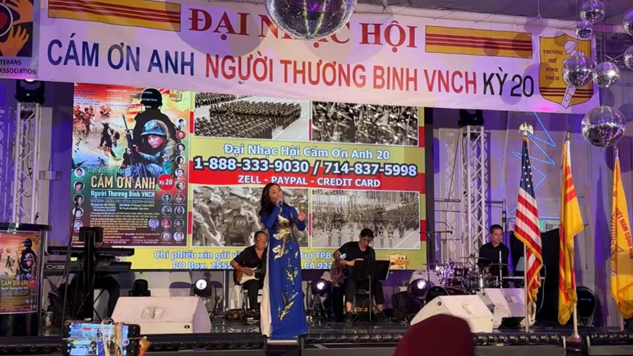 Nhạc Hội Cảm Ơn Anh Thương Binh Miền Nam California Thu ₫ược 90 Ngàn ₫ô.