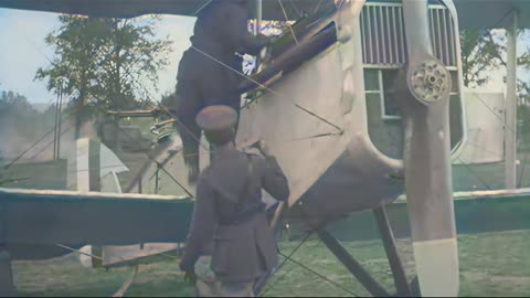 US 94th Aero Squadron at their french airfield