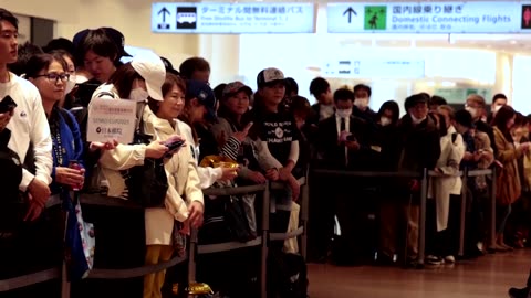 Fans hoping to see LA Dodgers arrive in Tokyo left disappointed