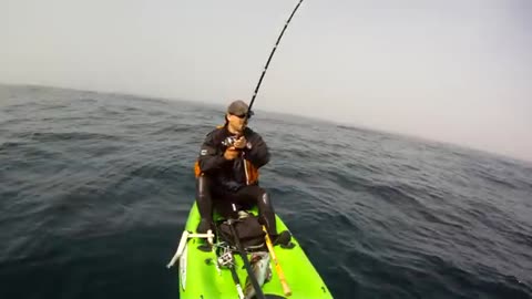 Incredible: Mystery Ocean Creature Caught on GoPro While Kayak Fishing and still