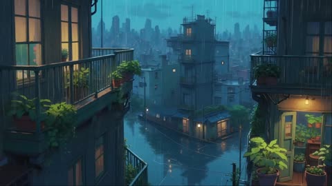 Rainy Day Lofi Vibes 🌧 4 Hours of Chillhop & Calm Music for Concentration