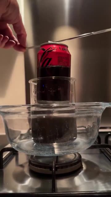 When you think you're drinking from a can you're drinking from a plastic bag that's inside of a can