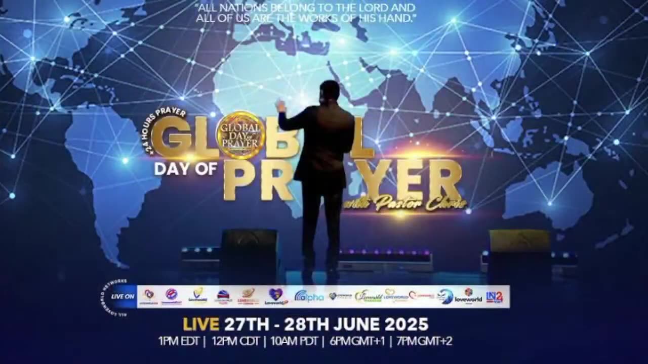 GLOBAL PRAYER AND FASTING WITH PASTOR CHRIS - JUNE 29, 2025 [DAY 3]