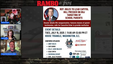 Rambo AF w Leah Hoopes and Kelly Walker Parents fight back against DOJ targeting 7-7-25
