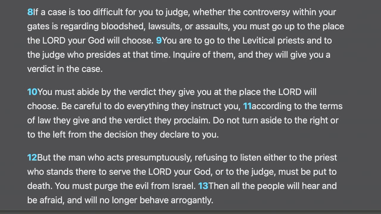 Deuteronomy 17