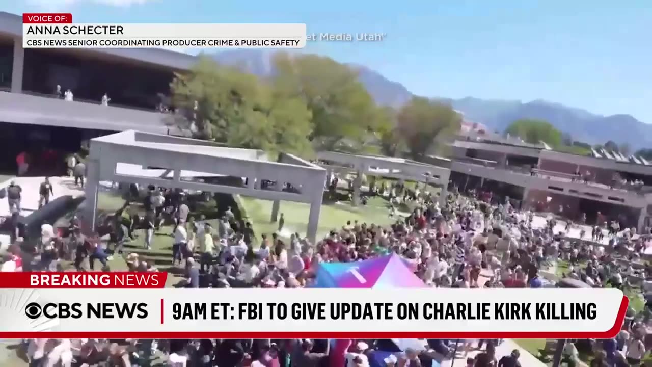 FBI to give update after Trump says Charlie Kirk shooting suspect in custody