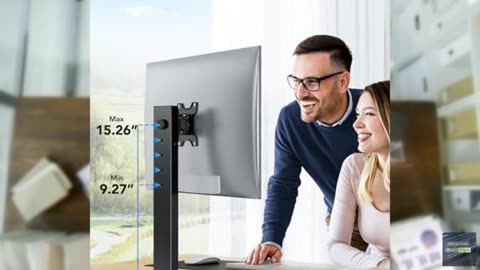 HUANUO Monitor Stand, Freestanding VESA Mount for 13 to 34 Inch Screens, Holds u