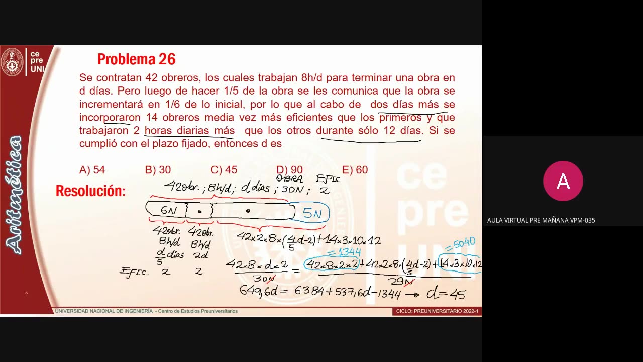 CEPRE UNI 2022 - 1 | Semana 02 | Aritmética S2