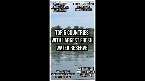 explore nations rich in freshwater resources. #WaterReserves